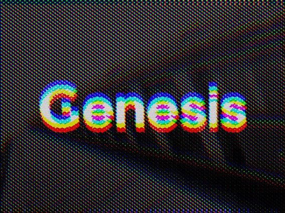 Logo de Genesis. (Genesis Trading, modificada por CoinDesk)