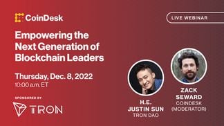 CoinDesk Sponsored Webinar with TRON