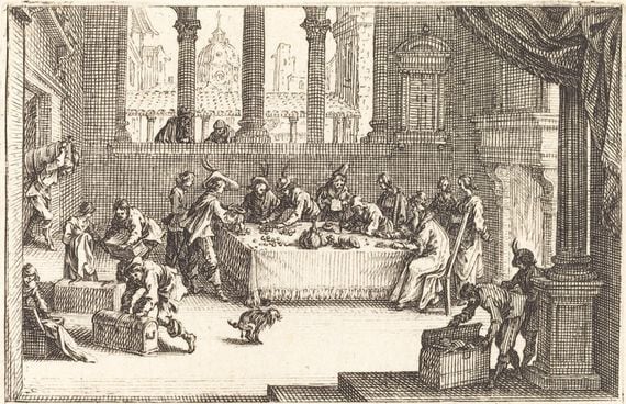 The Inheritance, by Jacques Callot (R.L. Baumfeld Collection/National Gallery of Art)
