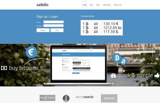  Safello, a Swedish bitcoin exchange that launched in August 2013.
