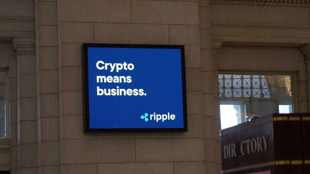 Quảng cáo Ripple tại Union Station của Washington (Nikhilesh De/CoinDesk)