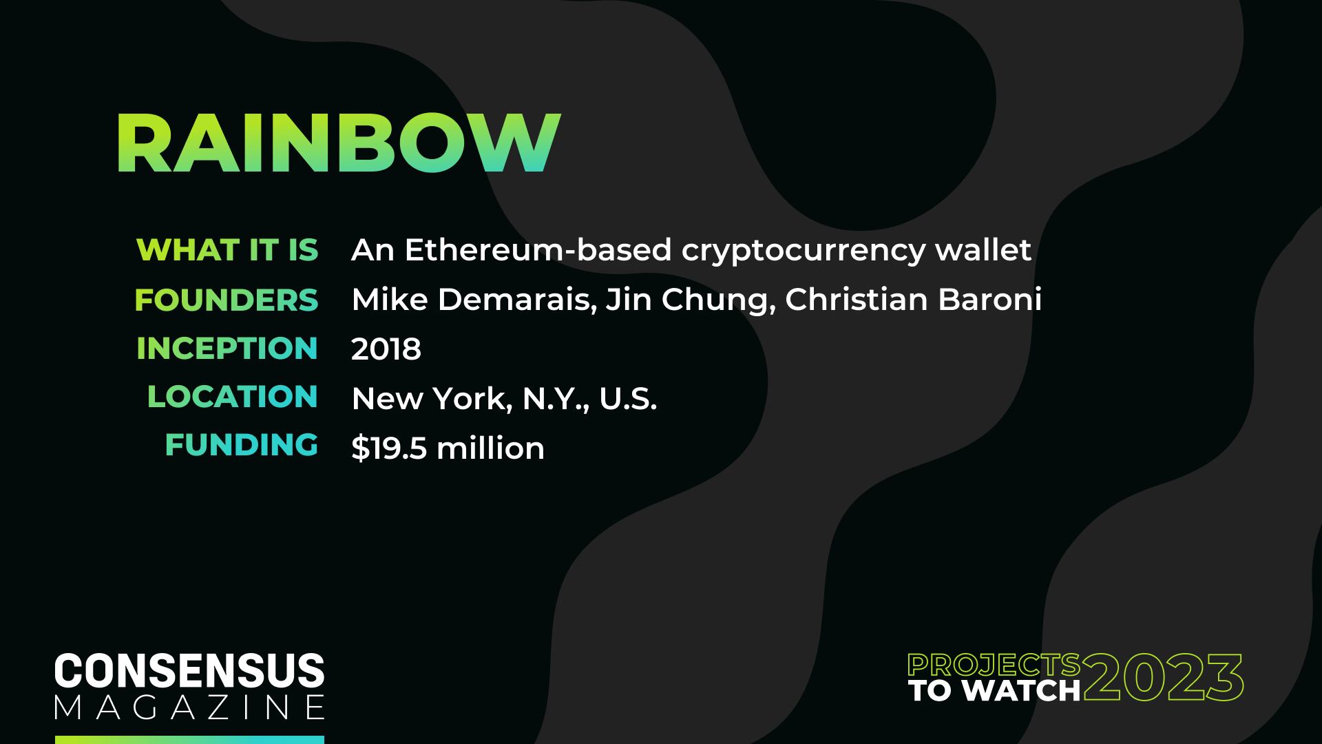 Know about rainbow Ethereum wallet: $18 million funding, features, and more  - The Coin Republic