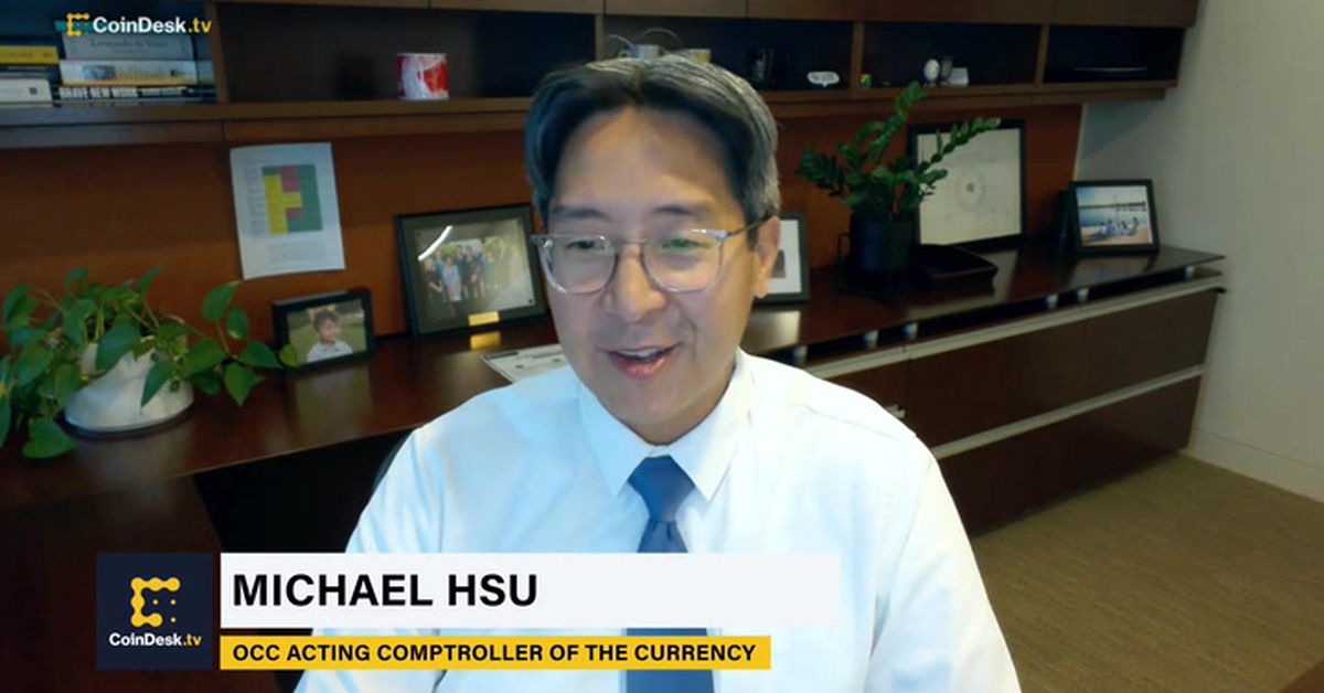 Bitcoin Falls After Hotter-Than-Expected Inflation Report; OCC Chief Hsu on Banks' Crypto-Related Activities