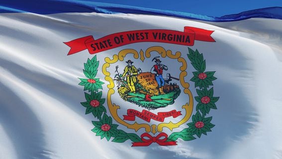 West Virginia Flag. Credit: Shutterstock
