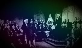 Constitutional Convention 1787 (Wikimedia Commons, modified by CoinDesk)