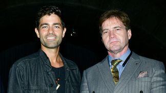 Actor Adrian Grenier and Chief Scientist at nChain Dr. Craig Wright attend CoinGeek Cocktail Party at Gustavino's on October 4, 2021, in New York City. (Photo by Eugene Gologursky/Getty Images for CoinGeek)