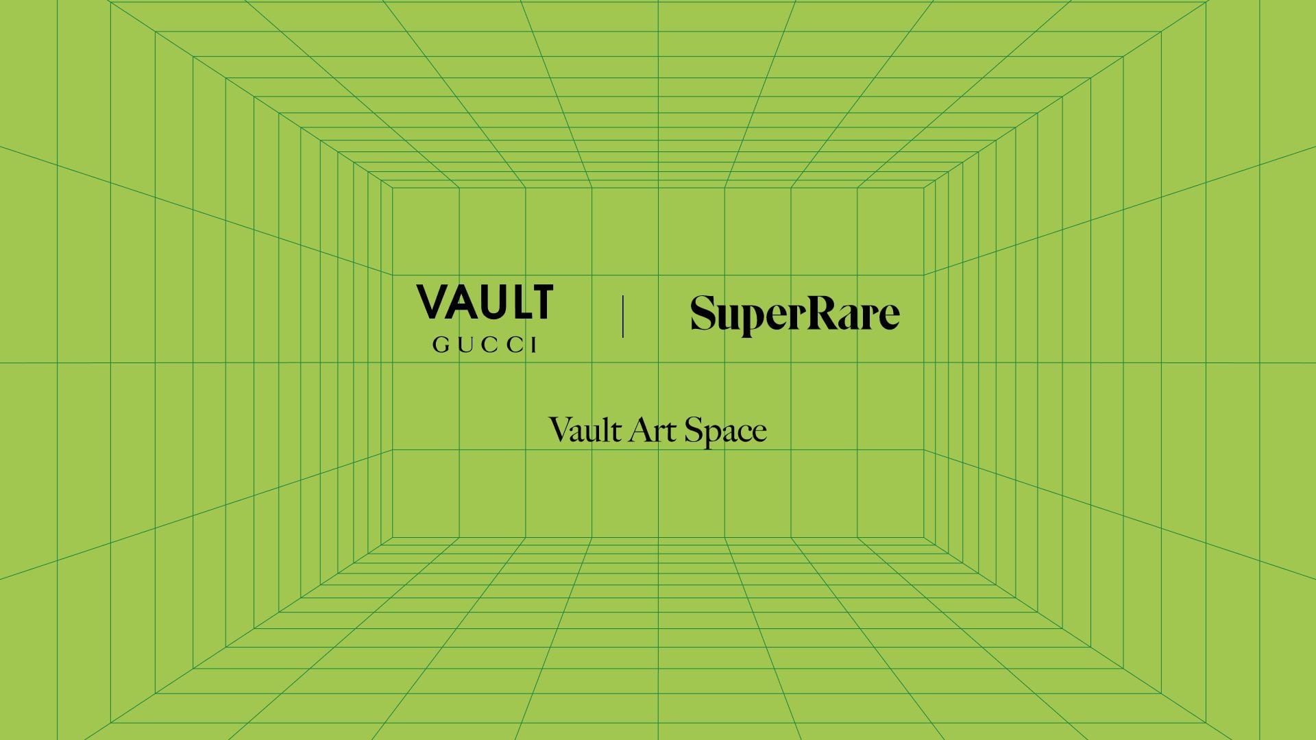 The high-end luxury fashion house has purchased $25,000 worth of RARE tokens to launch a digital “Vault Art Space.” (Gucci x SuperRare, courtesy of SuperRare)