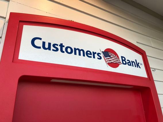 Customers Bank is ditching its current logo in favor of something more tech-forward. (Zack Seward/CoinDesk archives)