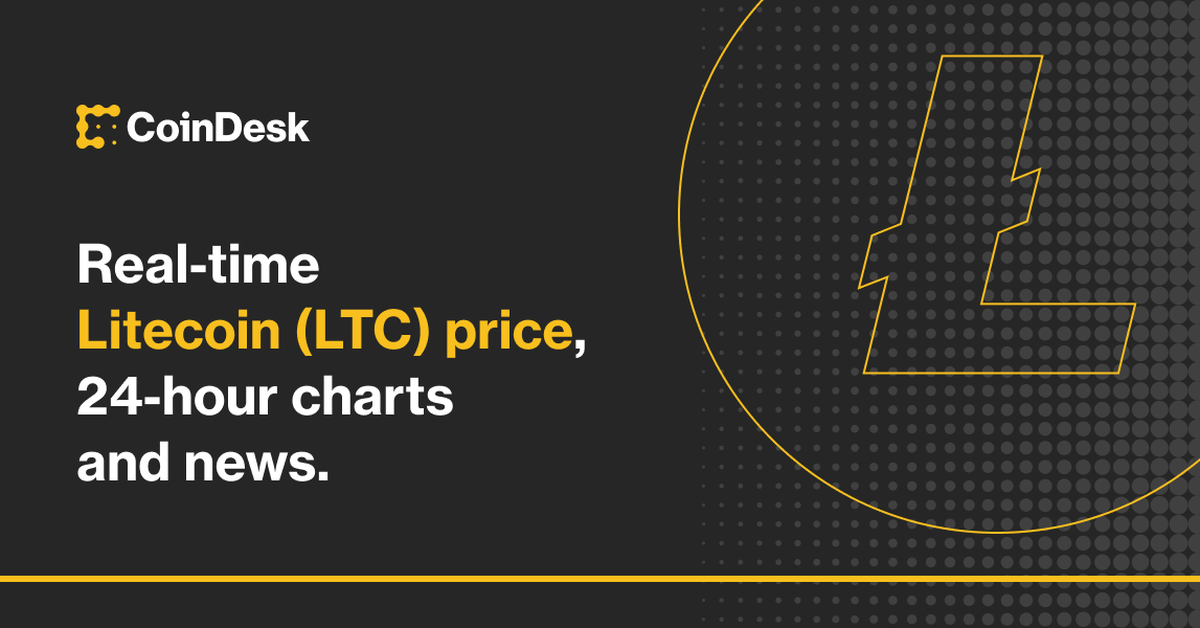 Litecoin Price | LTC Price Index and Live Chart — CoinDesk 20