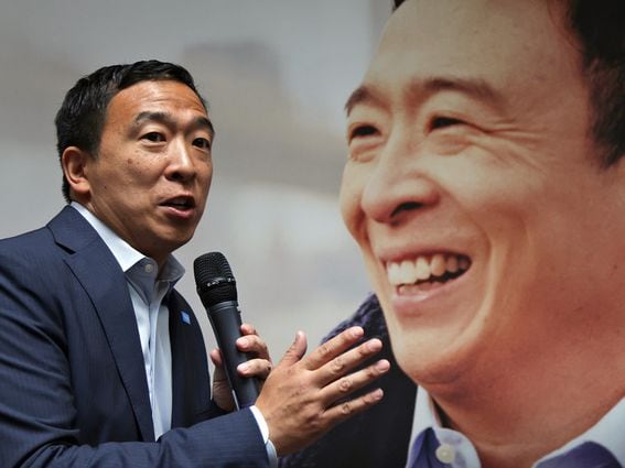CDCROP: New York City Mayoral Candidate Andrew Yang Holds Get Out The Vote Rally Days Before Primary (Alex Wong/Getty Images)