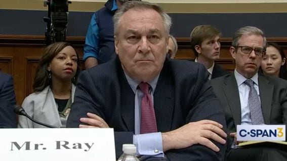John Ray, the current CEO of FTX (C-Span)
