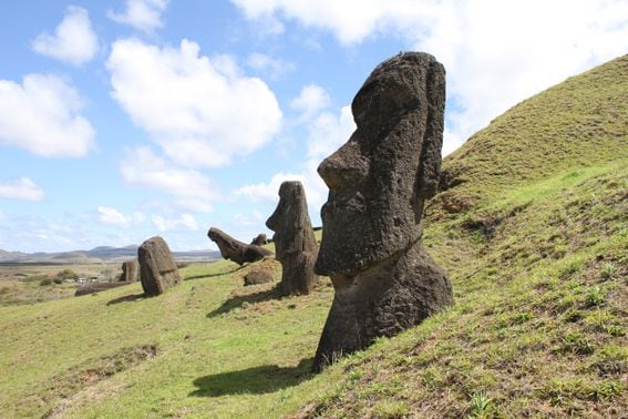 Easter Island statue, used as an emoji by Bastion's community. (Thomas Griggs/Unsplash)