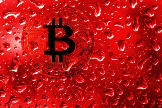bitcoin, red