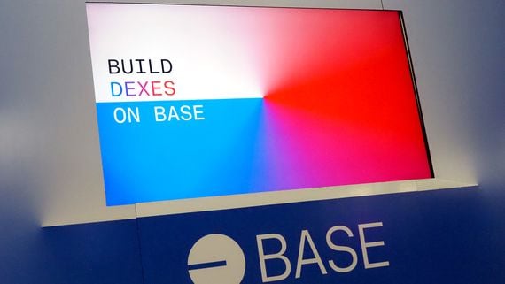 Base booth at ETHDenver (Danny Nelson/CoinDesk)