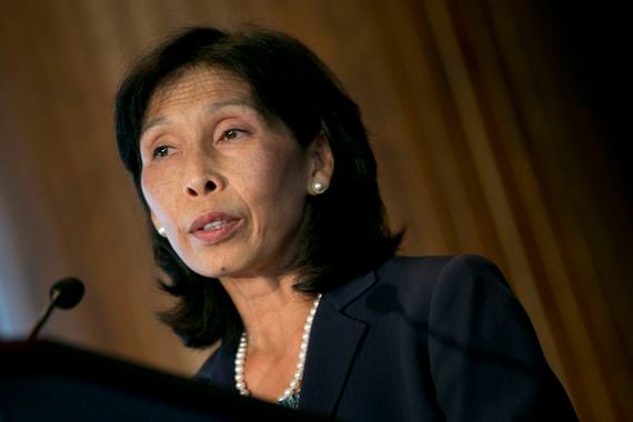 LEGISLATE, PLEASE: “The current regulatory framework isn’t set up to address some of the new kinds of risks that [stablecoins] could pose,” says Treasury Under Secretary Nellie Liang. (Andrew Harrer/Bloomberg via Getty Images)