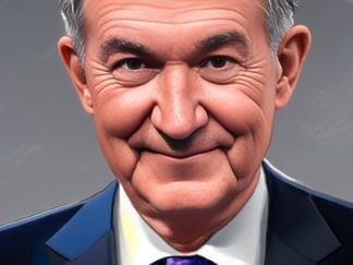 Jerome Powell (Will Ess for Pixelmind.ai/CoinDesk)