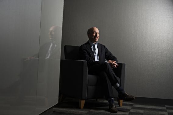 Gary Gensler, chairman of the U.S. Securities and Exchange Commission (SEC), at the SEC headquarters office in Washington, D.C., U.S., on Thursday, July 22, 2021. In his first extensive interview about the digital money craze, Gensler signaled that his deep interest in the subject doesn't mean he's simpatico with the hands-off oversight approach that many enthusiasts would like to see.