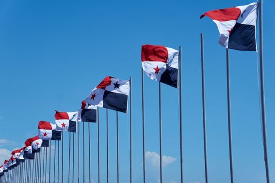 Panama's flag. (Luis Gonzalez/Unsplash)
