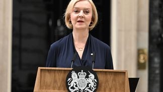 Liz Truss steps down as U.K. prime minister. (Leon Neal/Getty Images)
