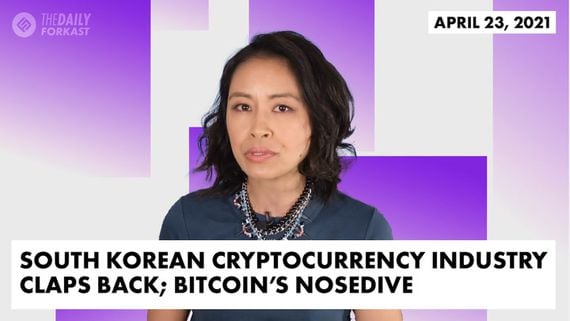 South Korean Cryptocurrency Industry Claps Back; Bitcoin’s Nosedive