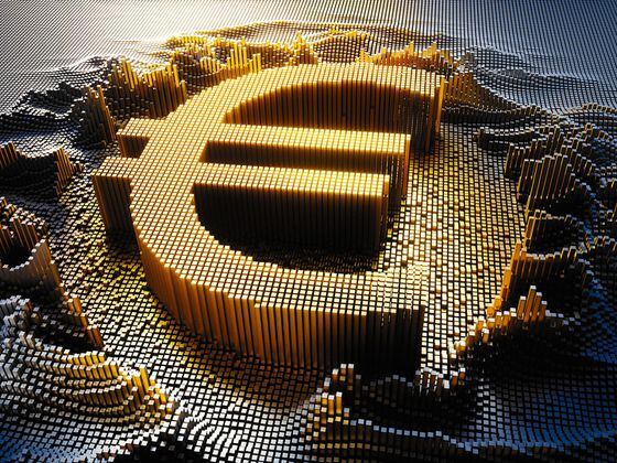 CDCROP: Digital Euro money symbol (Getty Images)
