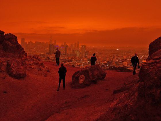 CDCROP: Red sky apocalyptic skyline (Patrick Perkins/Unsplash)