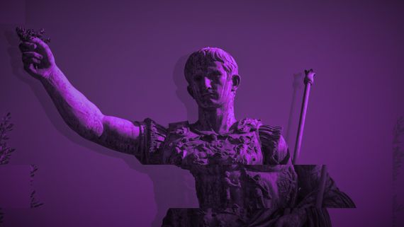 julius caesar statue in rome