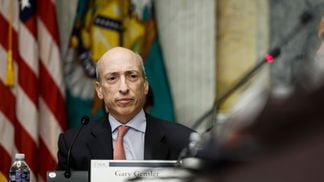 SEC Chair Gary Gensler at a U.S. Treasury council hearing in October 2022 (Anna Moneymaker/Getty Images)