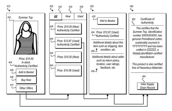Amazon's patent envisions giving customers a transparent look at their product's provenance.