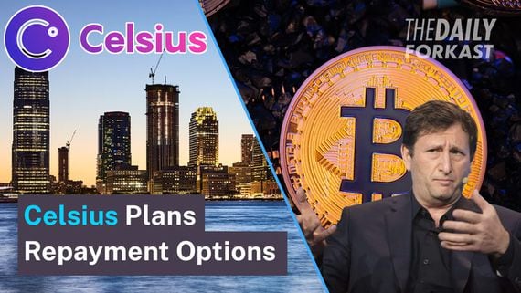 Celsius Plans Repayment Options; Bitcoin Breaks $22,000