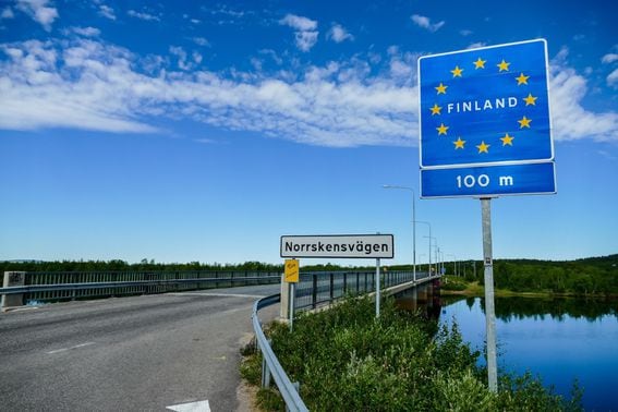 Finland border. 