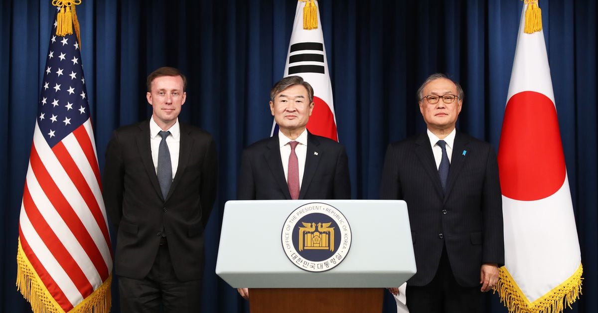 米国、韓国、日本、三国会議で北朝鮮の暗号通貨盗難の議論
