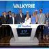 Valkyrie's bell-ringing in September included a guest from Tron. (Screenshot/Nasdaq.com)
