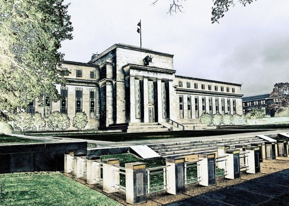 The U.S. Federal Reserve building in Washington. 