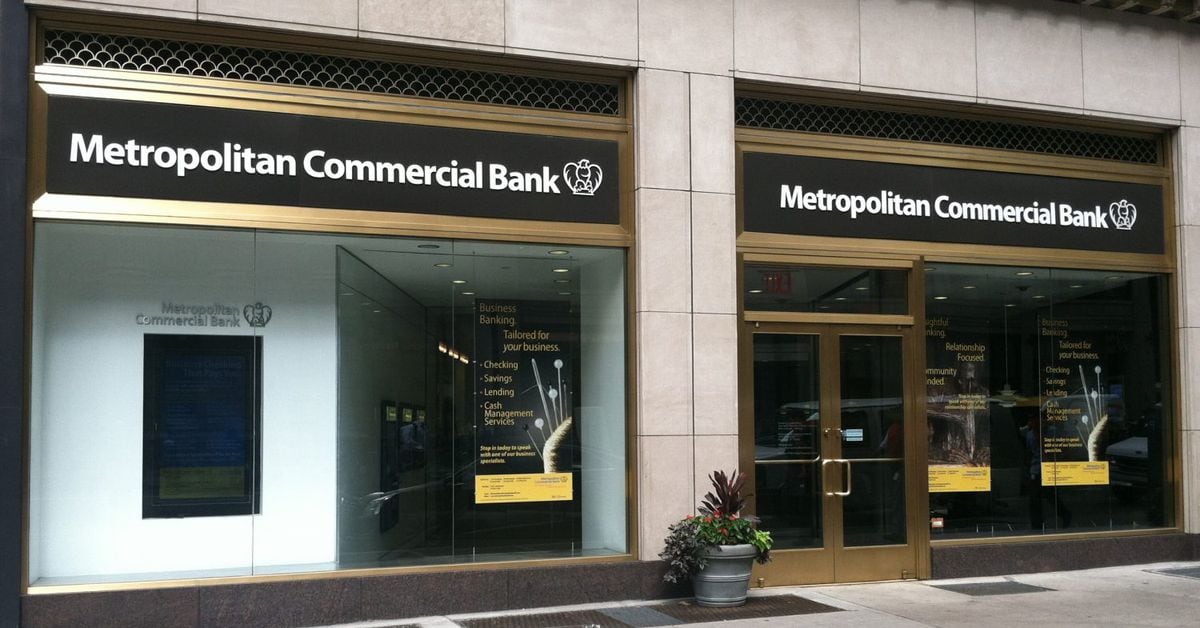 Crypto-Related Deposits Drop by Half at Metropolitan Commercial ...