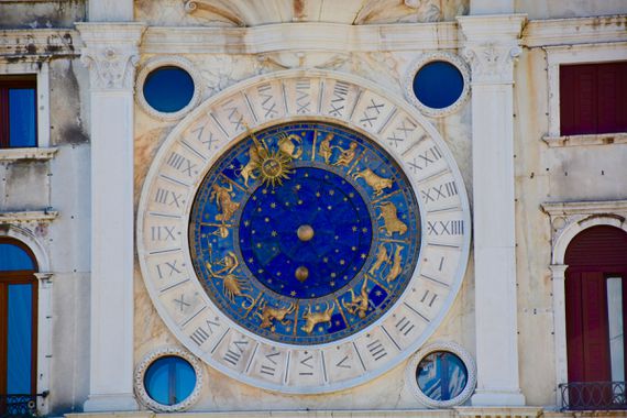 stars and zodiac symbols in a chapel