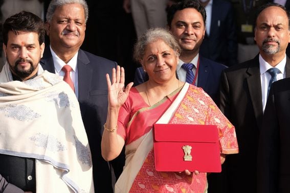 Nirmala Sitharaman, India's finance minister (Narayan/Bloomberg via Getty Images)