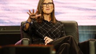 Cathie Wood, chief executive officer and chief investment officer, Ark Invest. (Marco Bello/Getty Images)