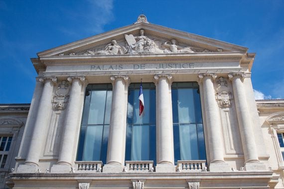 <em>Image of the <a href="https://www.shutterstock.com/image-photo/palais-de-justice-67440088" target="_blank" rel="noopener">French court</a> via Shutterstock </em>