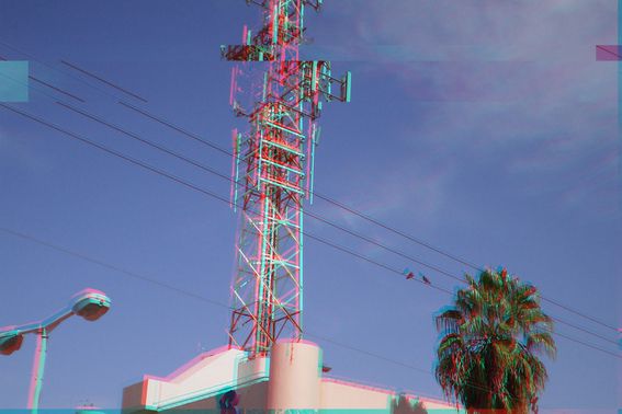 A cell tower in Or Yehuda.
