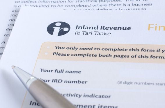 New Zealand tax form