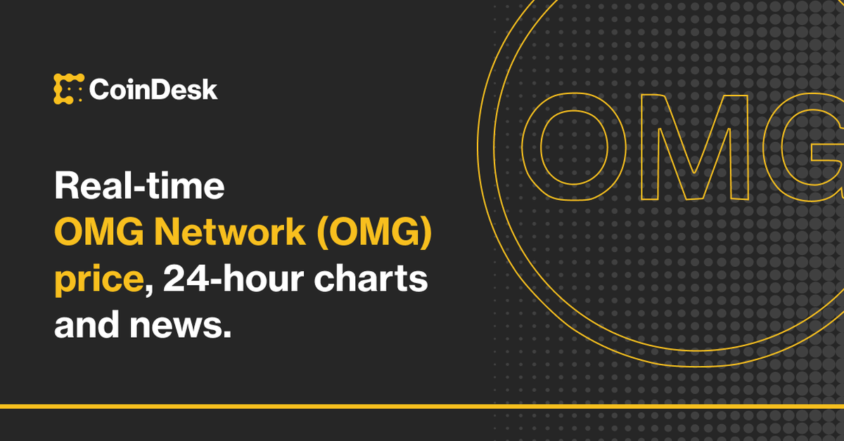 OMG Network  OMG Price Index and Live Chart - CoinDesk