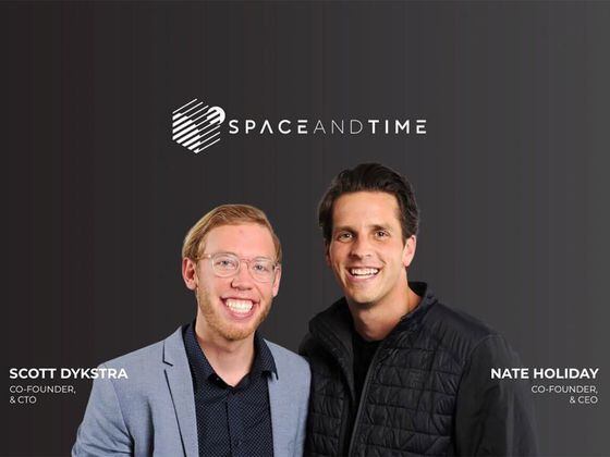 CDCROP: Co-founders of Space and Time, Scott Dykstra (left) and Nate Holiday (right) (Space and Time)