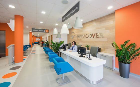 Medicover Poland hospital foyer
