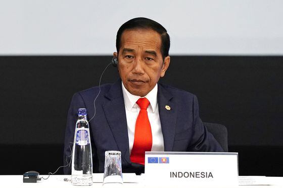 President of Indonesia Joko Widodo attends the European Union and the Association of Southeast Asian Nations meeting in the Justus Lipsius Building  on December 14, 2022 in Brussels, Belgium. (Pier Marco Tacca/Getty Images)