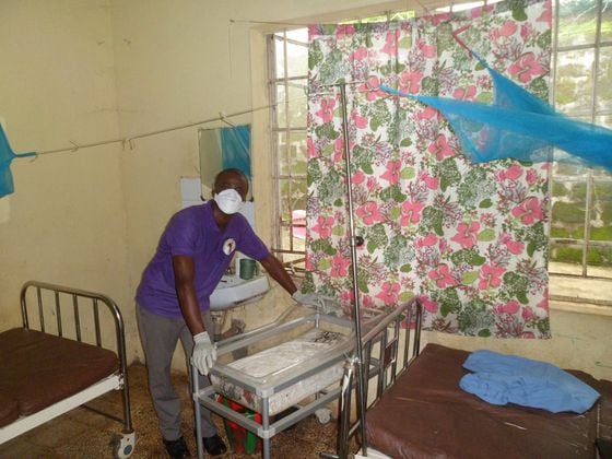  The Sierra Leone Liberty Group visits a local hospital