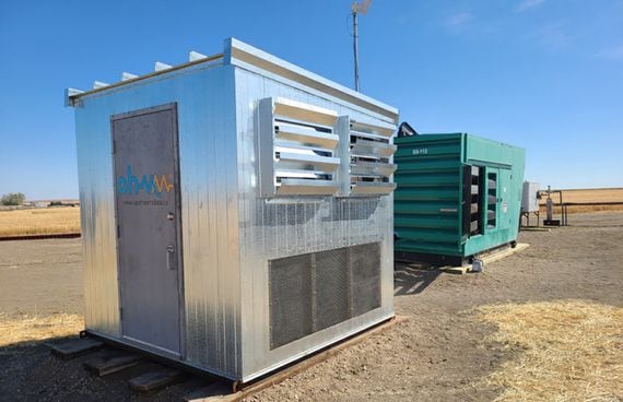 A distributed datacenter designed to capture methane emissions from oil and gas operations to power bitcoin mining.