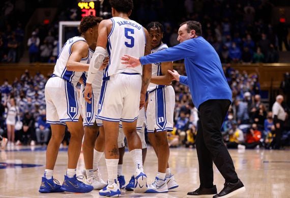 OneOf has partnered with the Duke basketball program and its famed coach, Mike Krzyzewski. (Getty Images)