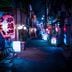 CDCROP: Japan alleyway night scene city (Unsplash)