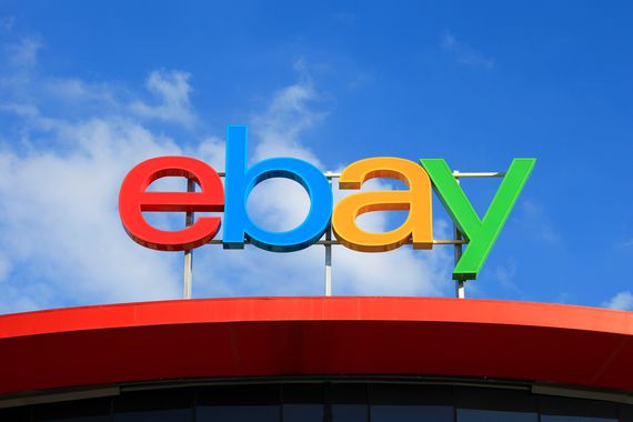 eBay logo in Tel Aviv